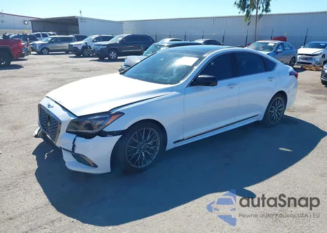 2019 Genesis G80 3.3T Sport из США, поврежденный, VIN KMHGN4JB3KU290992